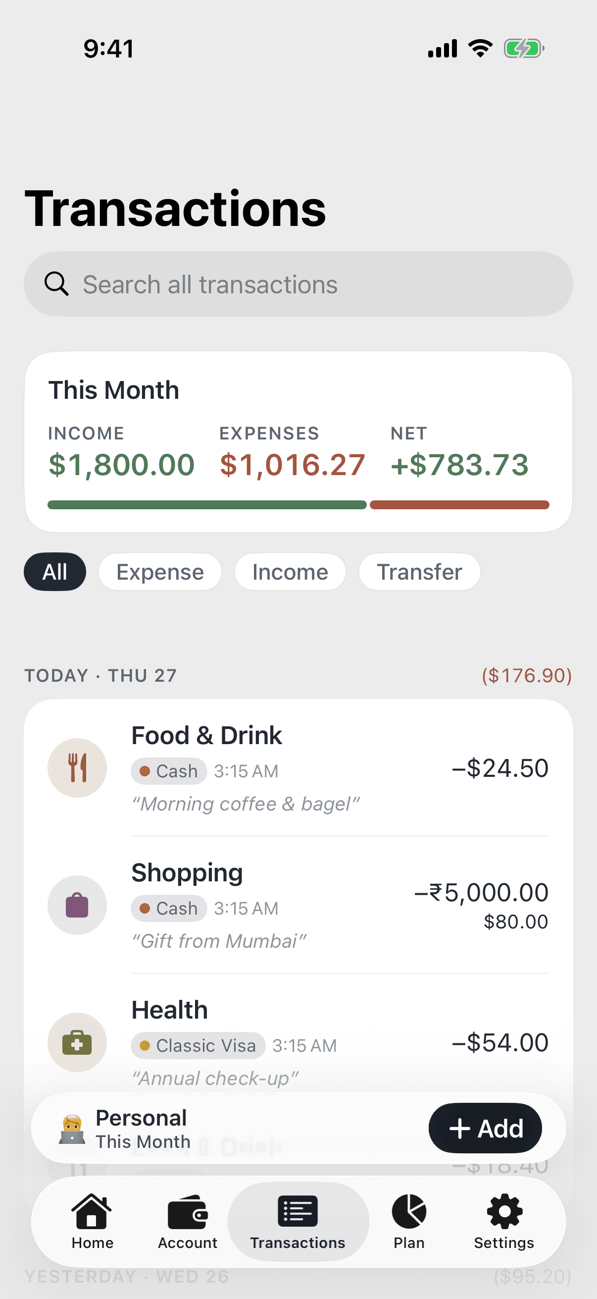 Pico Transactions